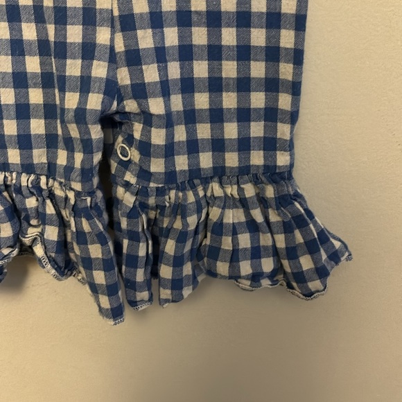 Mud Pie 0-6m  Baby Girl Lobster Outfit one piece romper 4th July Summer - Picture 4 of 6